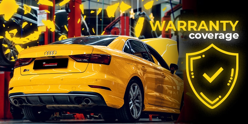 repair with warranty coverage