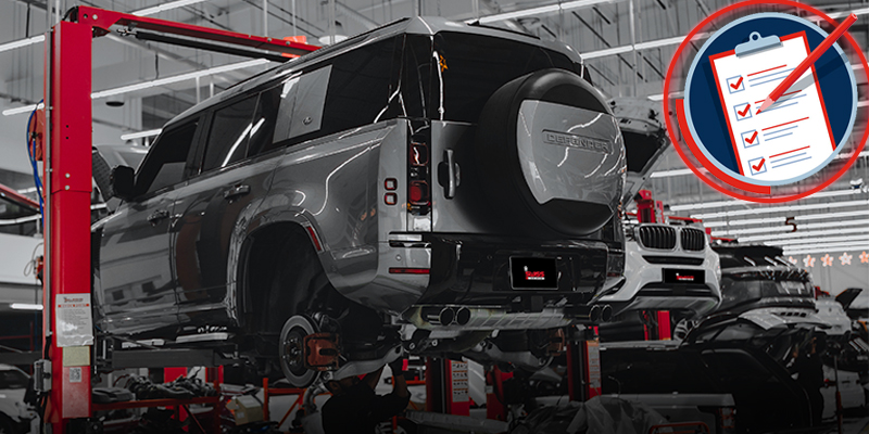 range rover maintenance checklist