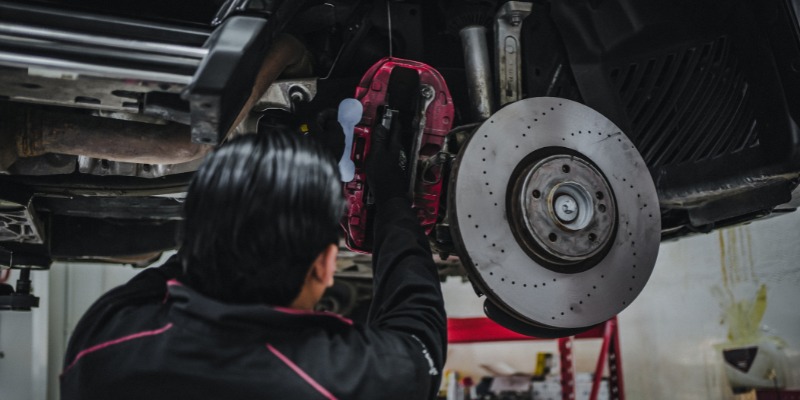 brake maintenance job